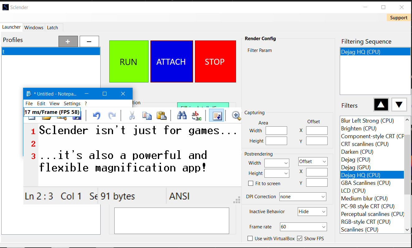 Sclender screenshot 5