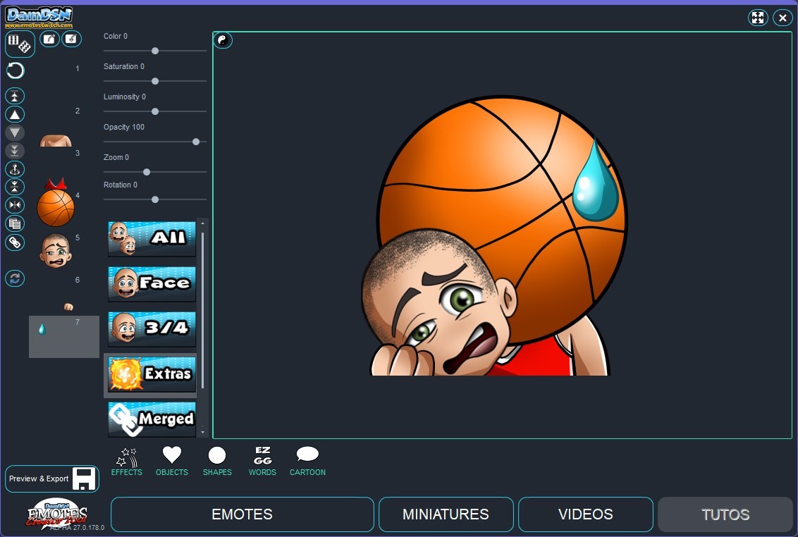 Emotes creator tool - Content + screenshot 3