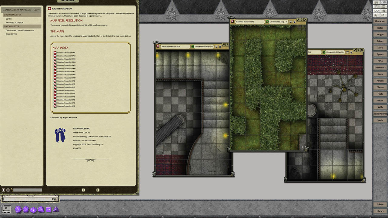 Fantasy Grounds - GameMastery Map Pack: Haunted Mansion screenshot 2