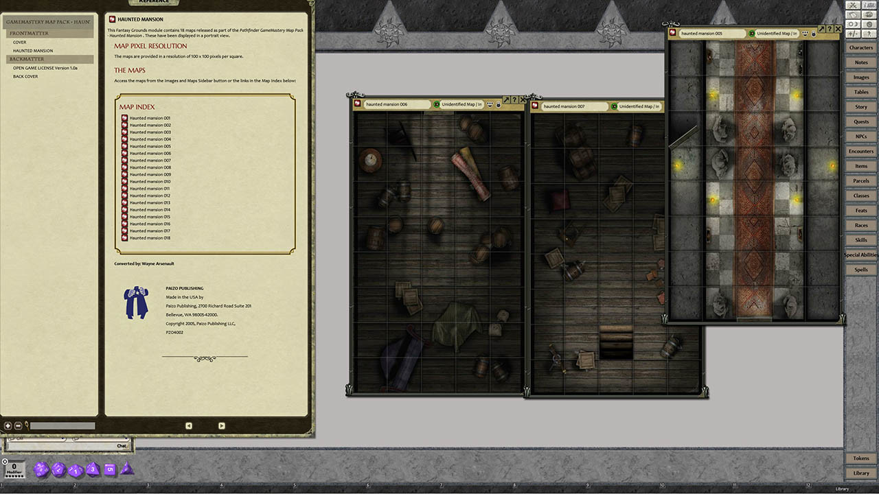 Fantasy Grounds - GameMastery Map Pack: Haunted Mansion screenshot 3