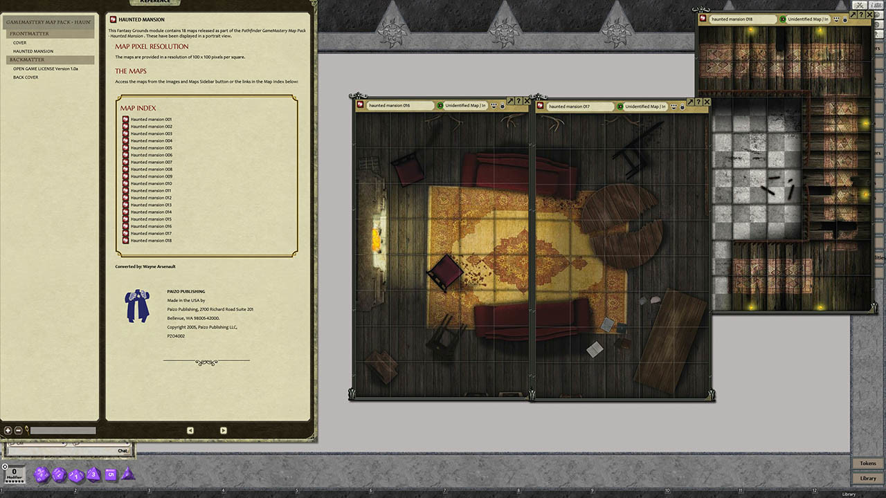 Fantasy Grounds - GameMastery Map Pack: Haunted Mansion screenshot 4