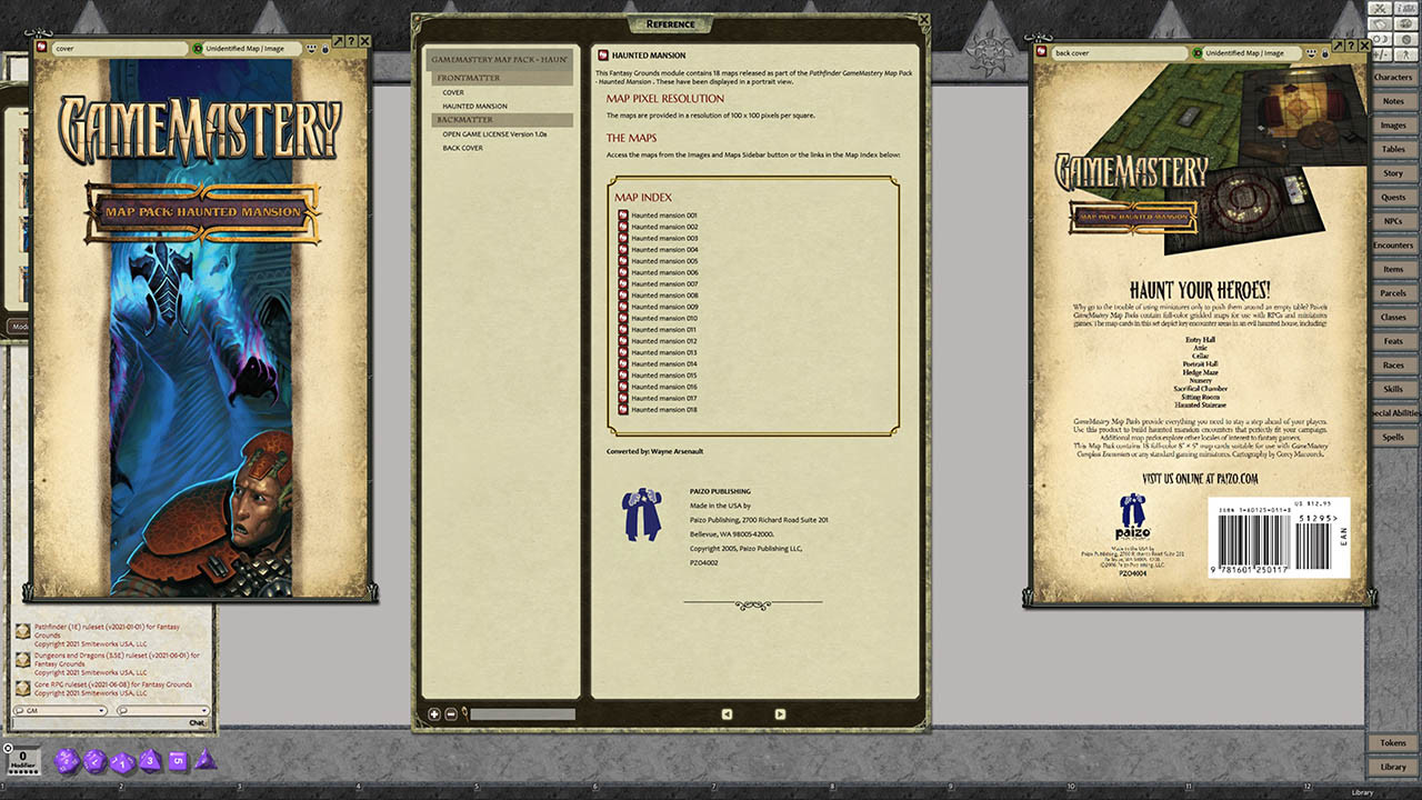 Fantasy Grounds - GameMastery Map Pack: Haunted Mansion screenshot 5