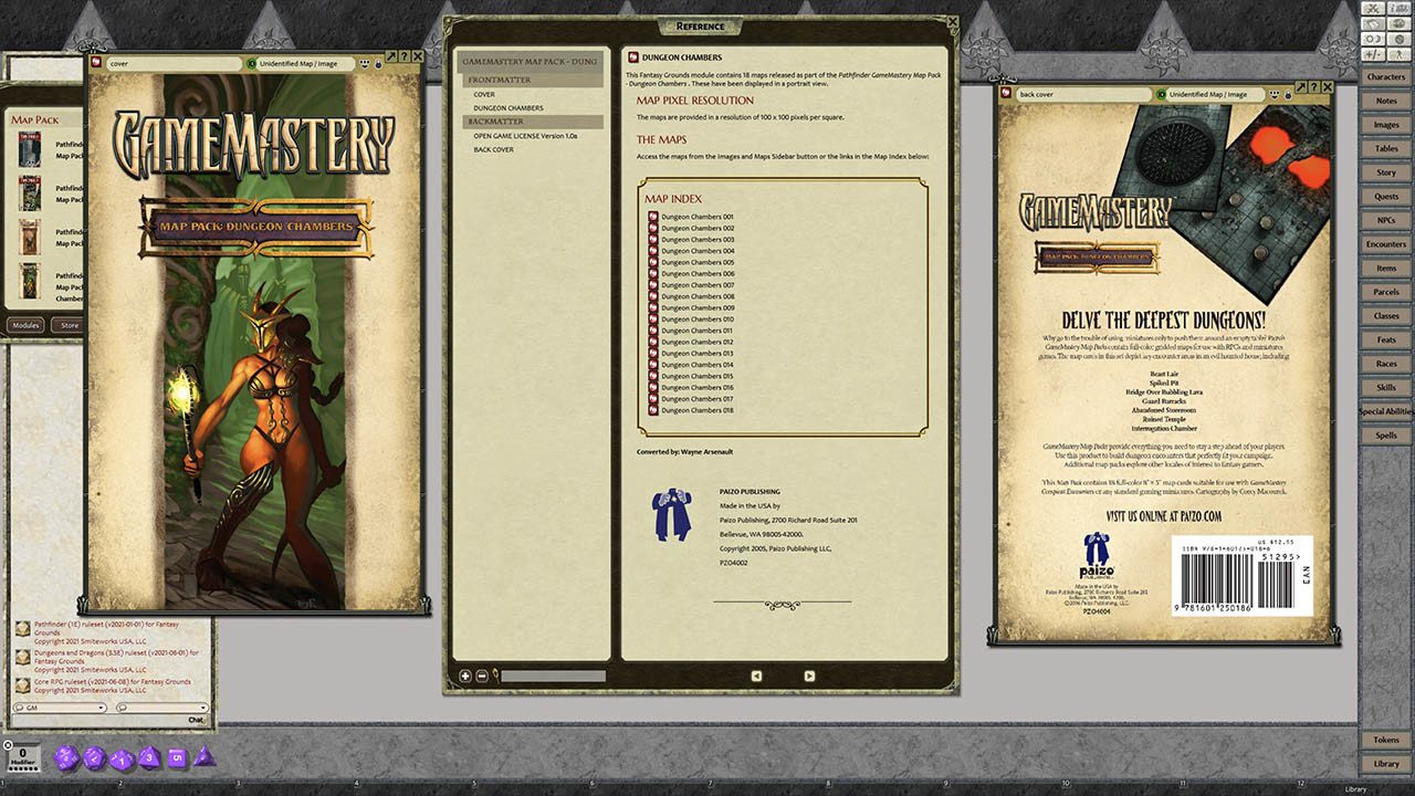 Fantasy Grounds - GameMastery Map Pack: Dungeon Chambers screenshot 5