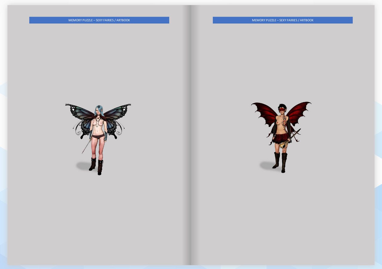 Memory Puzzle - Sexy Fairies ArtBook screenshot 1