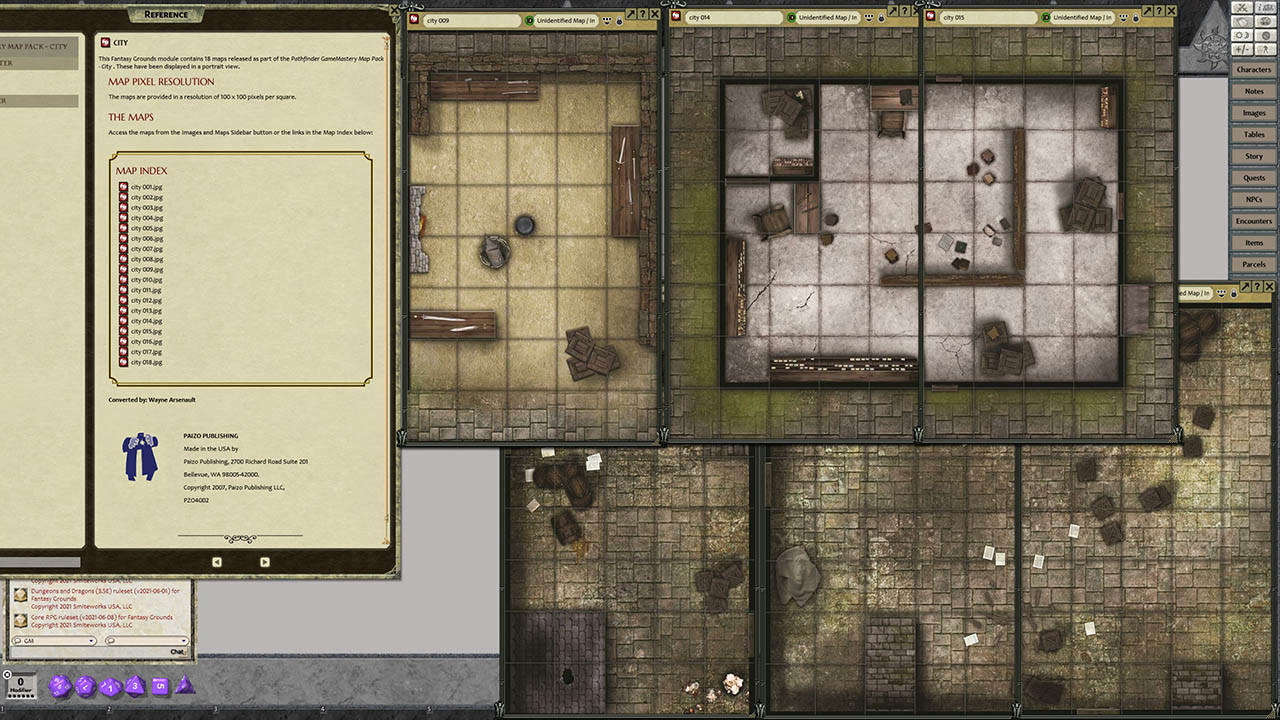 Fantasy Grounds - Pathfinder RPG - GameMastery Map Pack: City screenshot 5