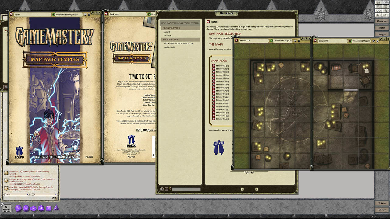 Fantasy Grounds - Pathfinder RPG - GameMastery Map Pack: Temples screenshot 5