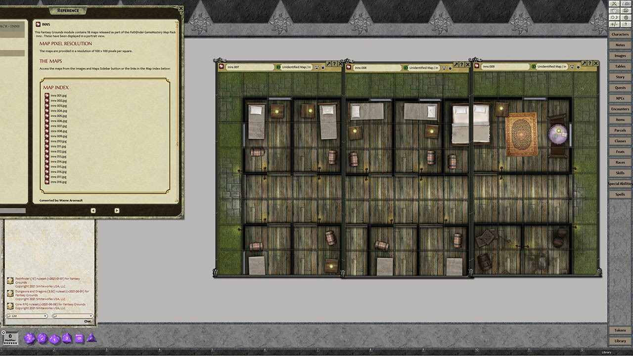 Fantasy Grounds - Pathfinder RPG - GameMastery Map Pack: Inns screenshot 2