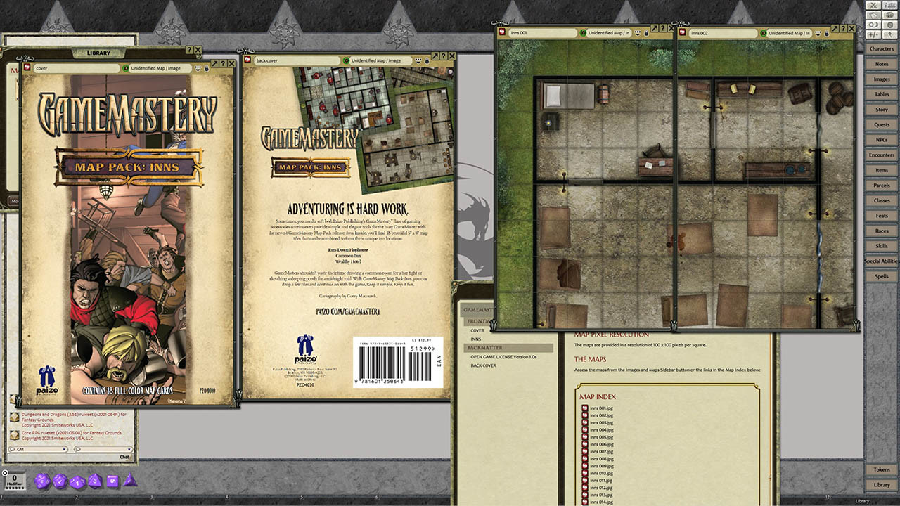 Fantasy Grounds - Pathfinder RPG - GameMastery Map Pack: Inns screenshot 5