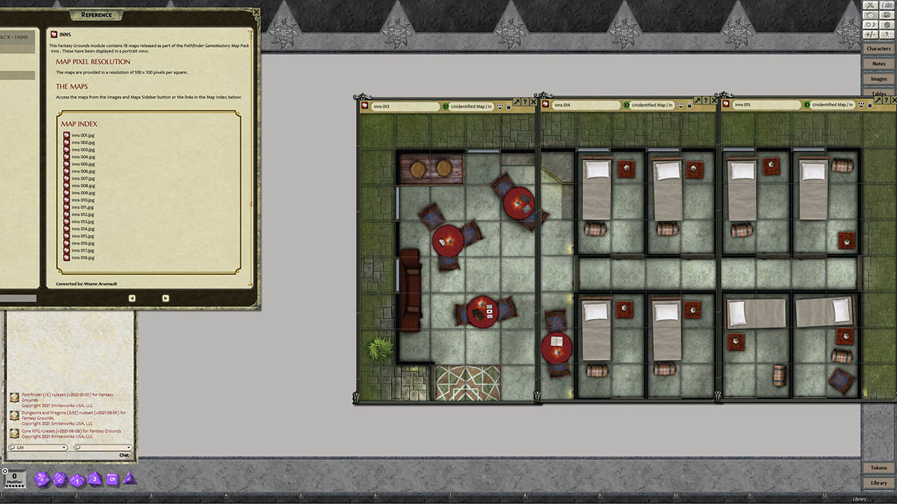 Fantasy Grounds - Pathfinder RPG - GameMastery Map Pack: Inns screenshot 4