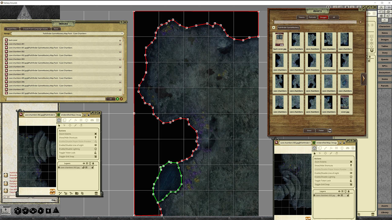 Fantasy Grounds - Pathfinder RPG - GameMastery Map Pack: Cave Chambers screenshot 5