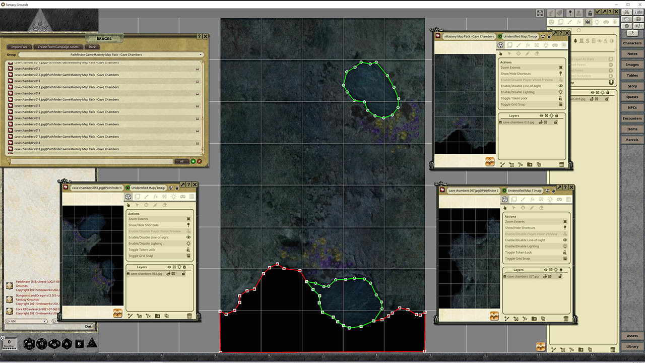 Fantasy Grounds - Pathfinder RPG - GameMastery Map Pack: Cave Chambers screenshot 2