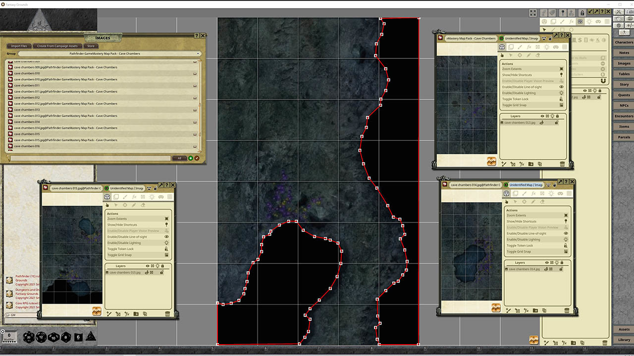 Fantasy Grounds - Pathfinder RPG - GameMastery Map Pack: Cave Chambers screenshot 4