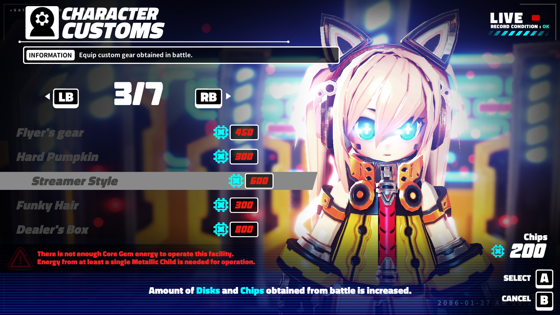 METALLIC CHILD Chip Pack 200 screenshot 3