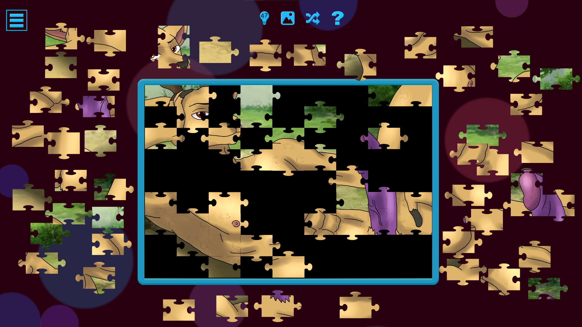 Furry Boys Jigsaw screenshot 1