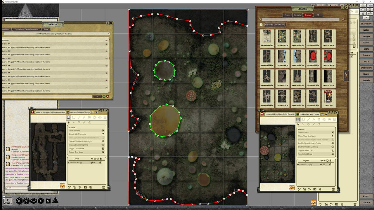 Fantasy Grounds - Pathfinder RPG - GameMastery Map Pack: Caverns screenshot 3