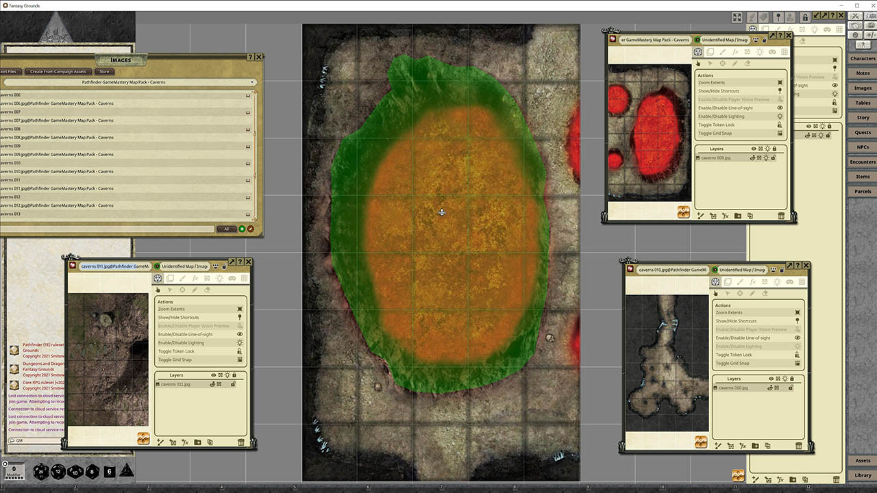 Fantasy Grounds - Pathfinder RPG - GameMastery Map Pack: Caverns screenshot 2
