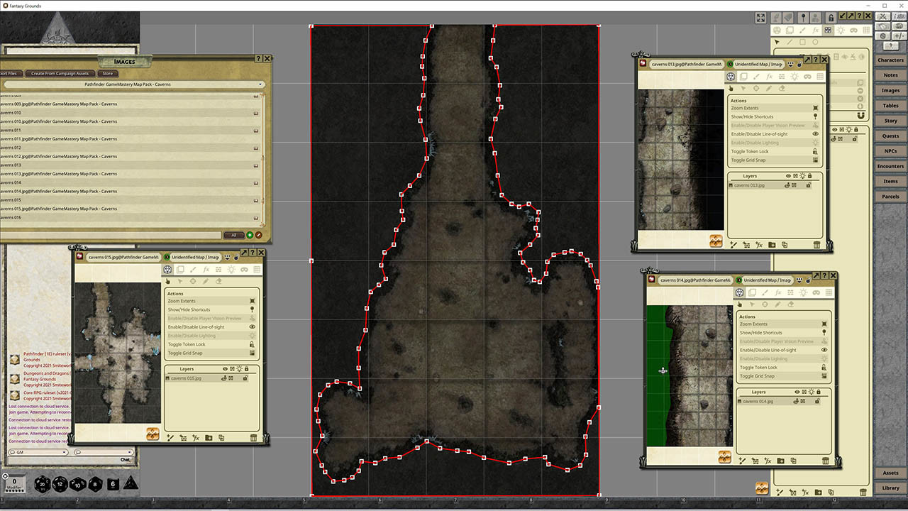 Fantasy Grounds - Pathfinder RPG - GameMastery Map Pack: Caverns screenshot 4