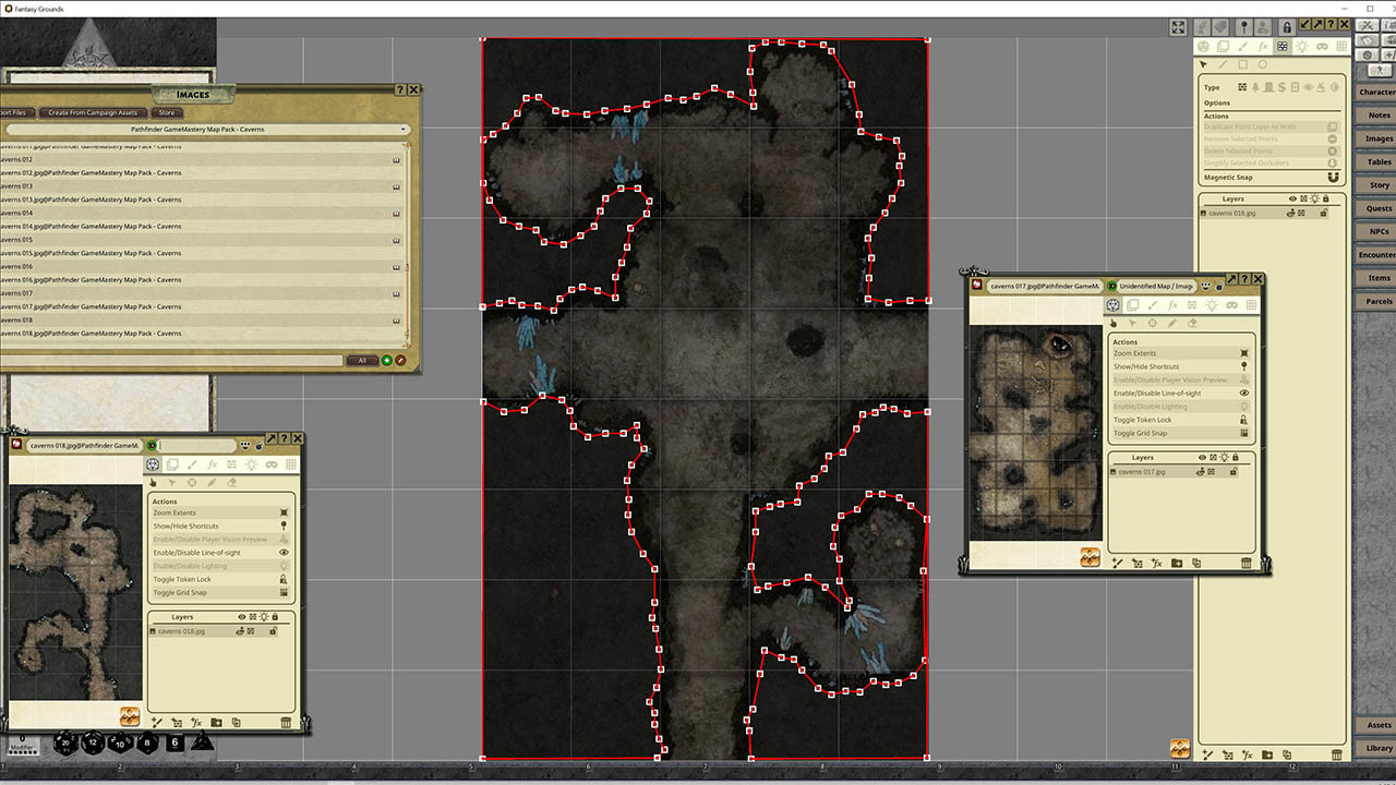 Fantasy Grounds - Pathfinder RPG - GameMastery Map Pack: Caverns screenshot 1