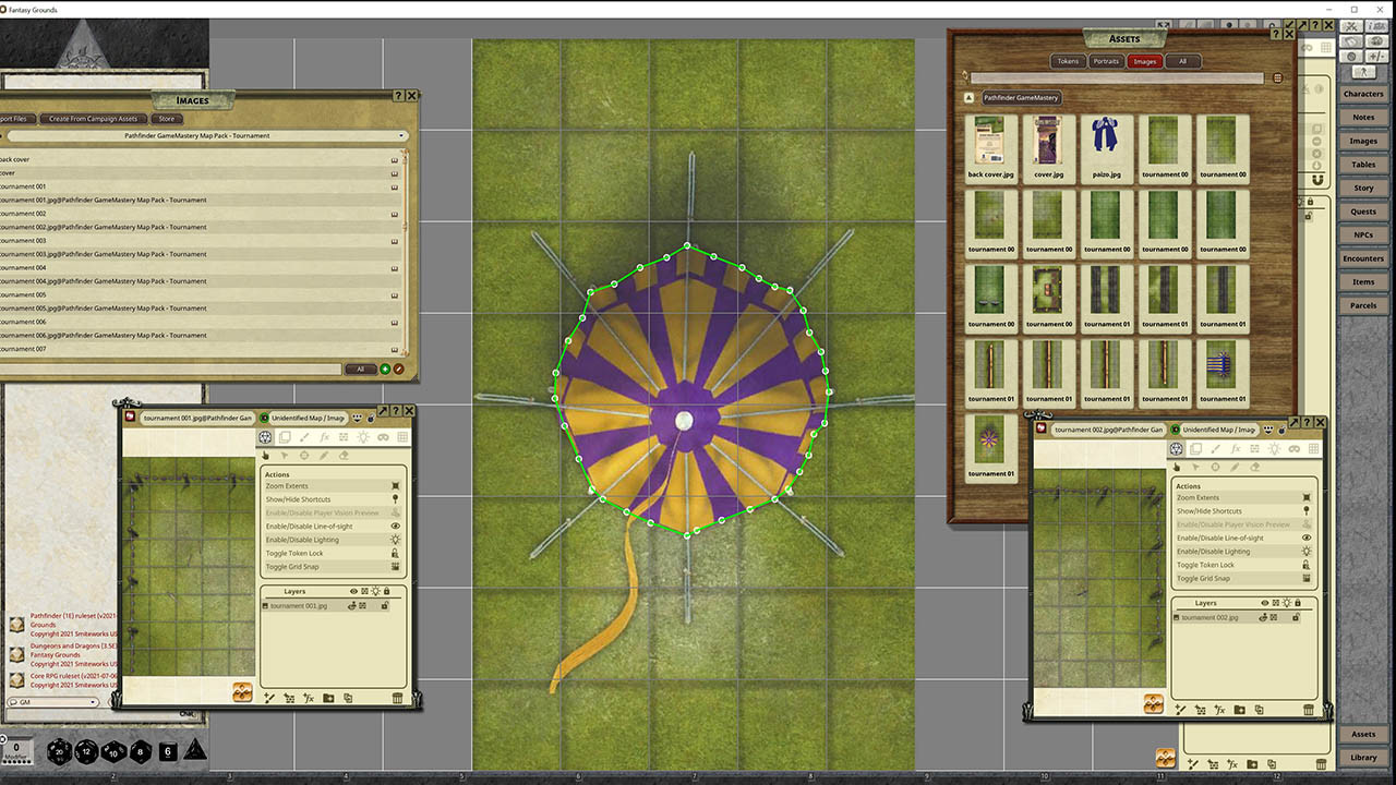 Fantasy Grounds - Pathfinder RPG - GameMastery Map Pack: Tournament screenshot 1