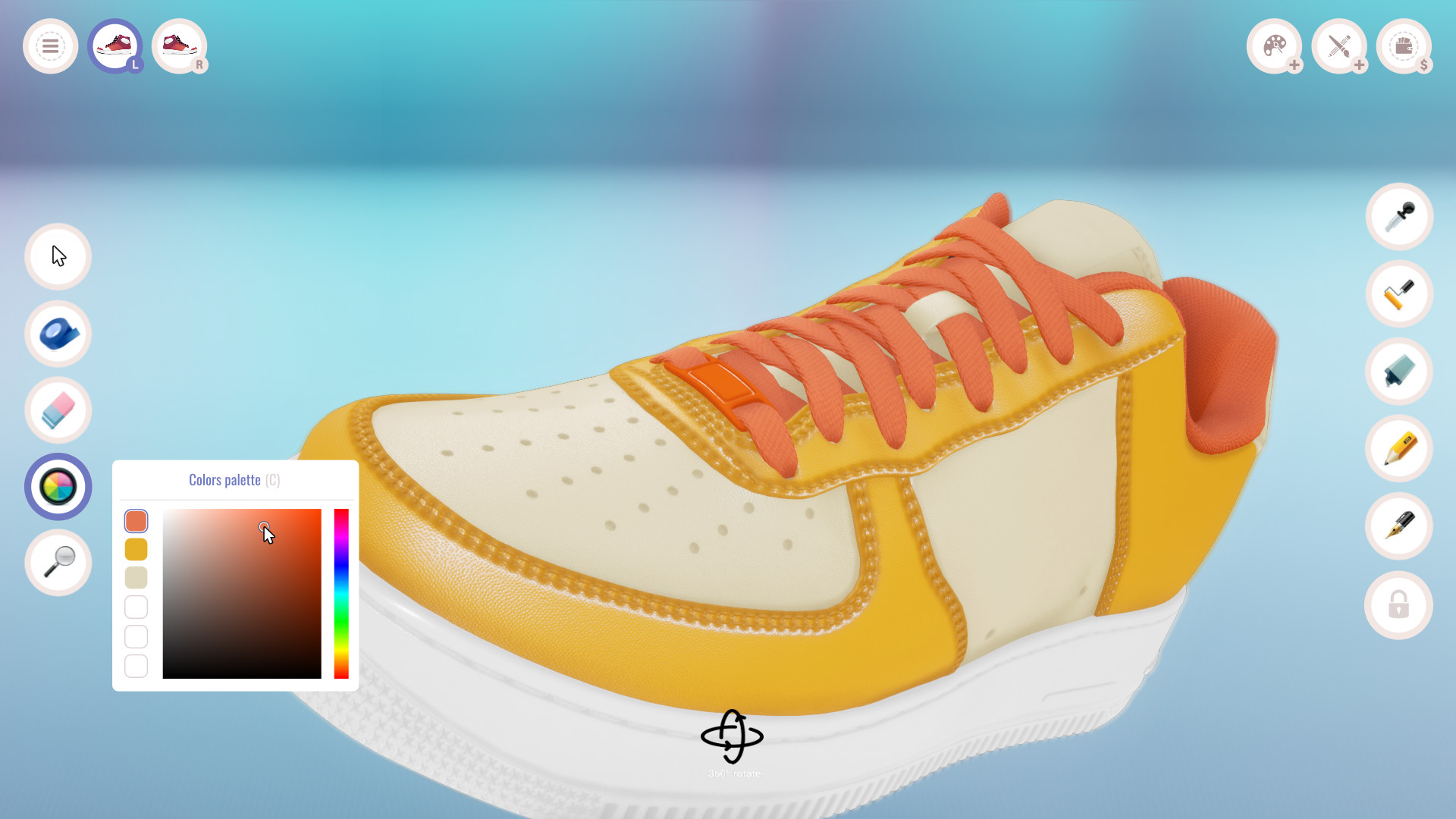 Sneakers Custom Simulator screenshot 2