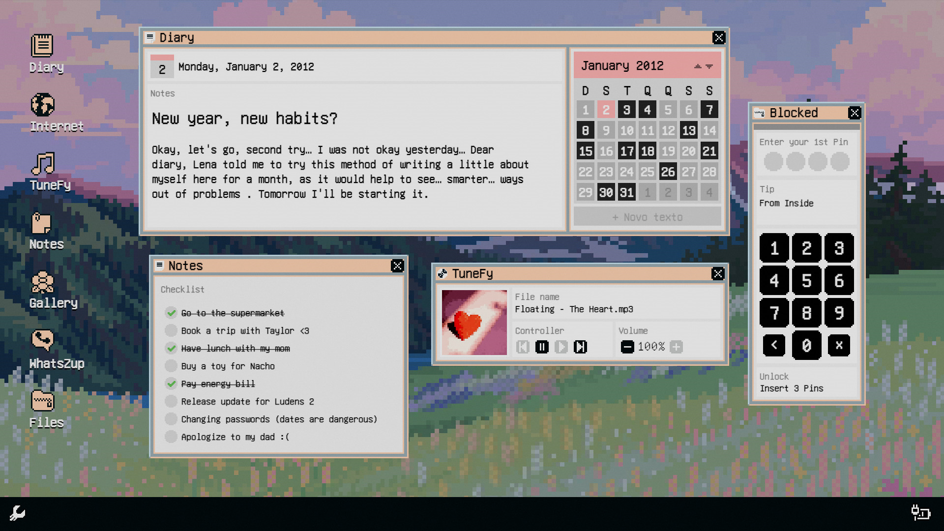 OS:Memories screenshot 2