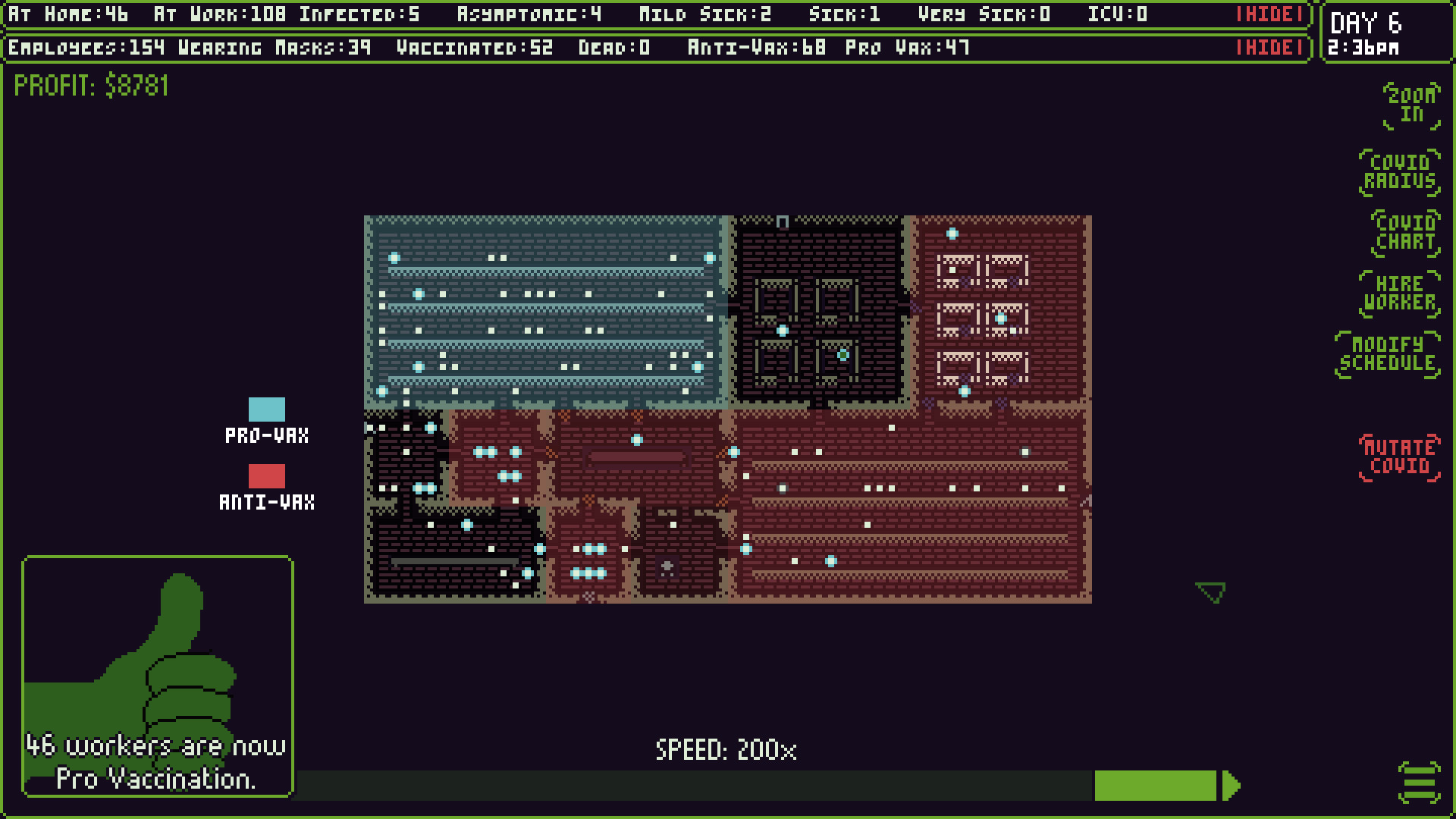 Covid Simulator screenshot 6