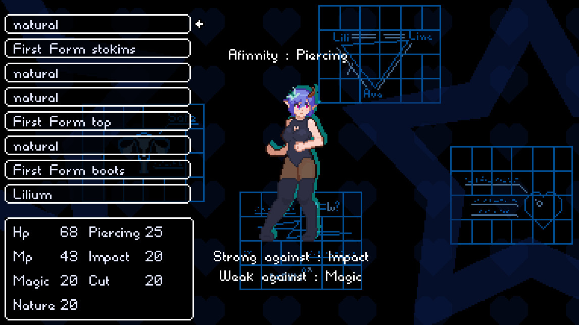 Doki Doki Tri-Line Quest screenshot 1