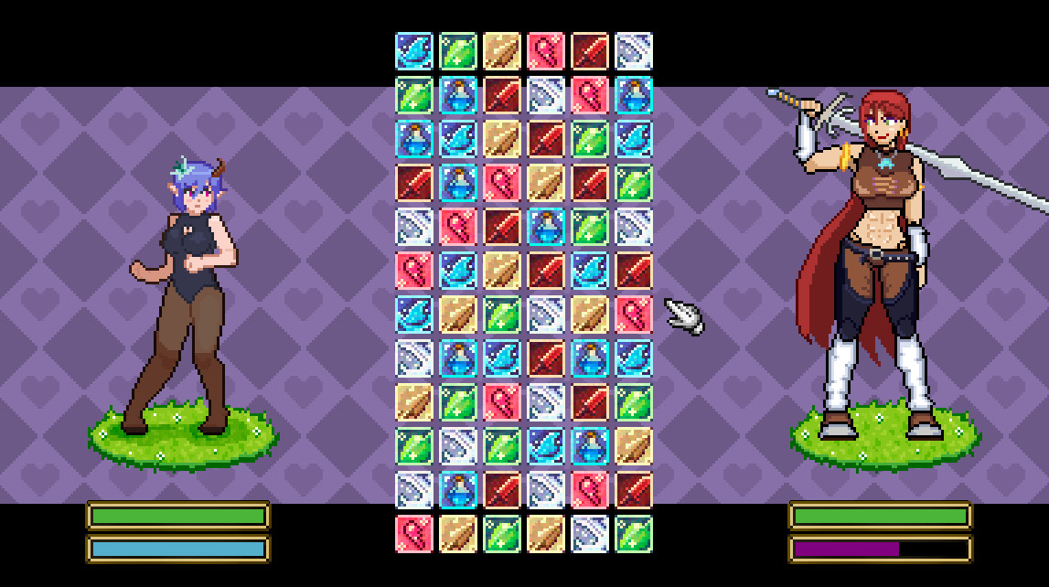 Doki Doki Tri-Line Quest screenshot 2
