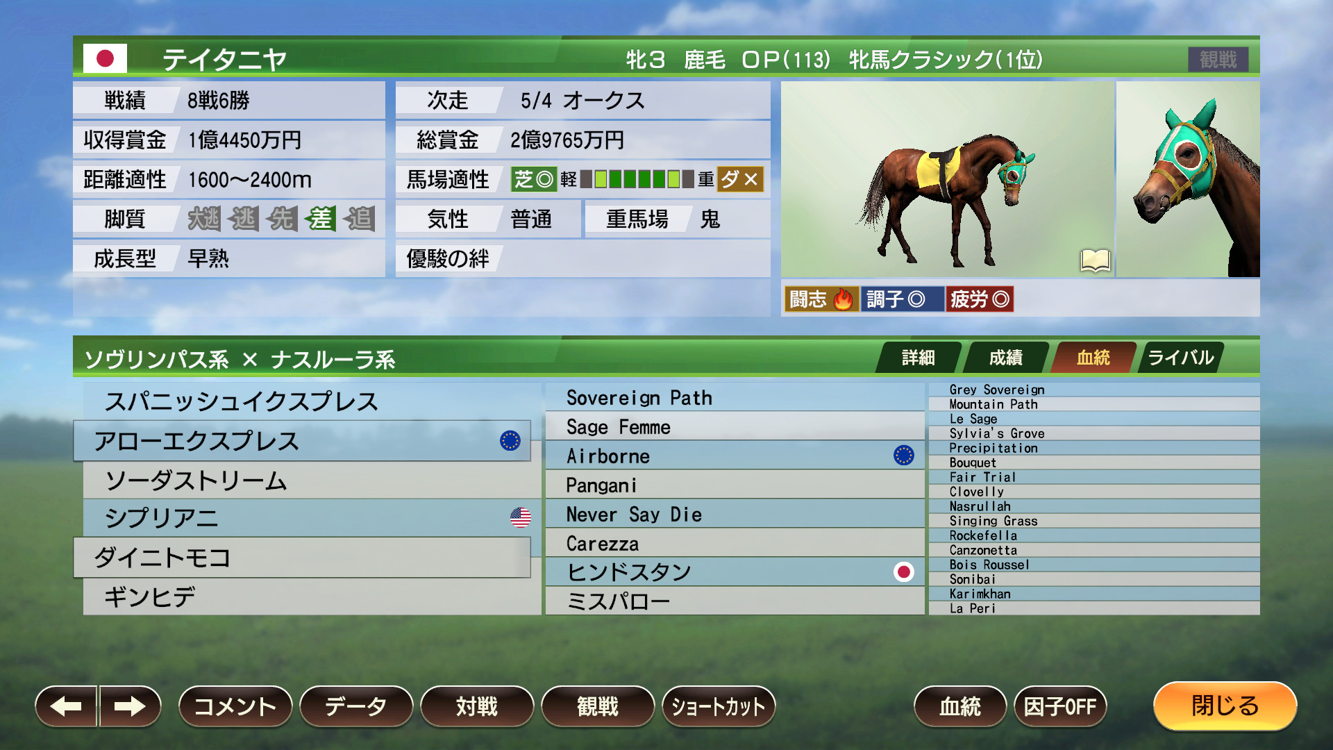 WP9 2022 スーパーカーと70年代個性派ホースたち 購入権セット 全４頭 screenshot 3