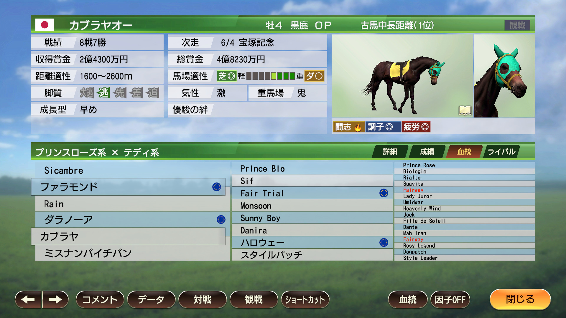 WP9 2022 狂気の逃げ馬と快速少女 購入権セット 全２頭 screenshot 2