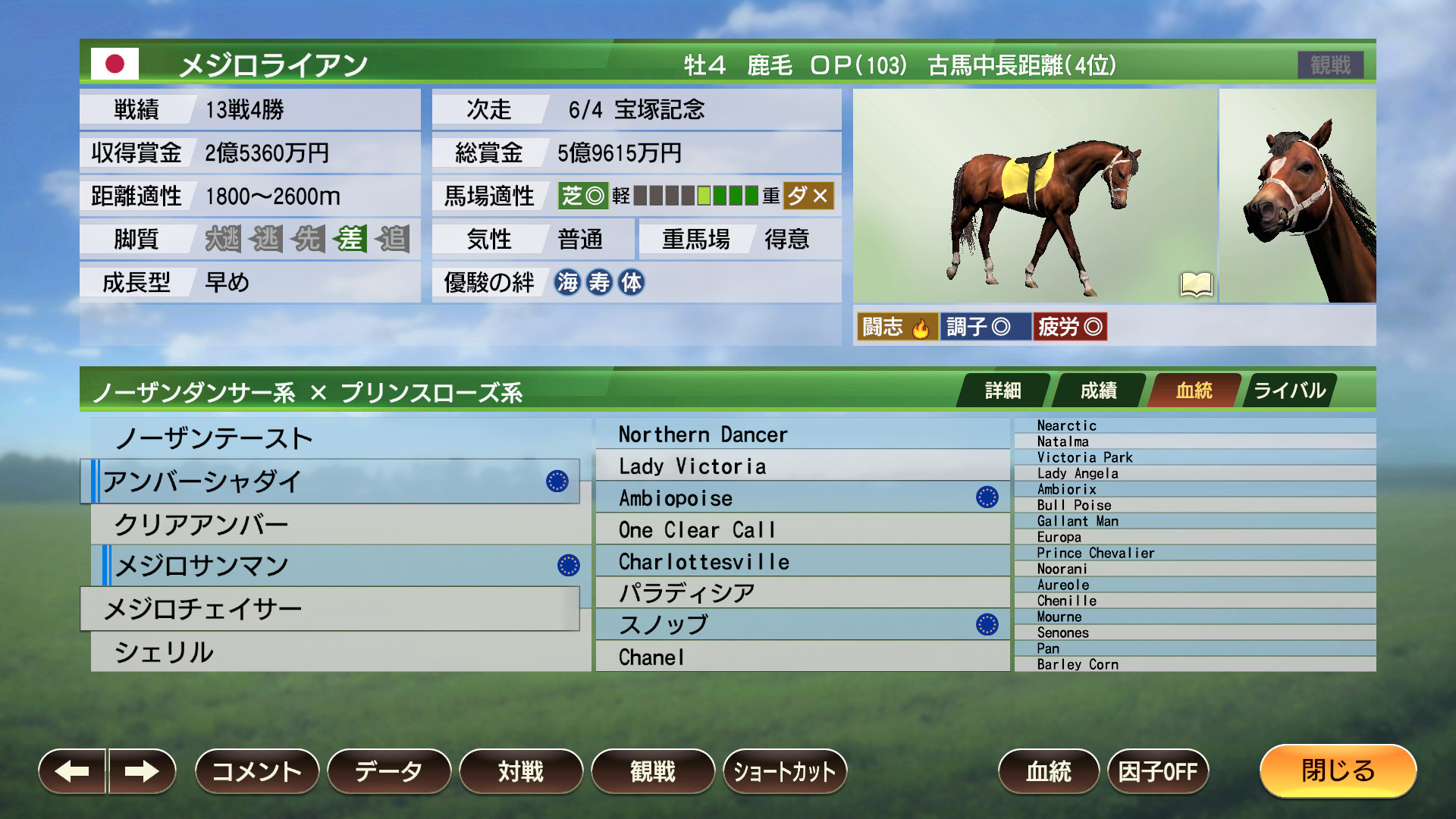 WP9 2022 メジロの力 購入権セット 全２頭 screenshot 3