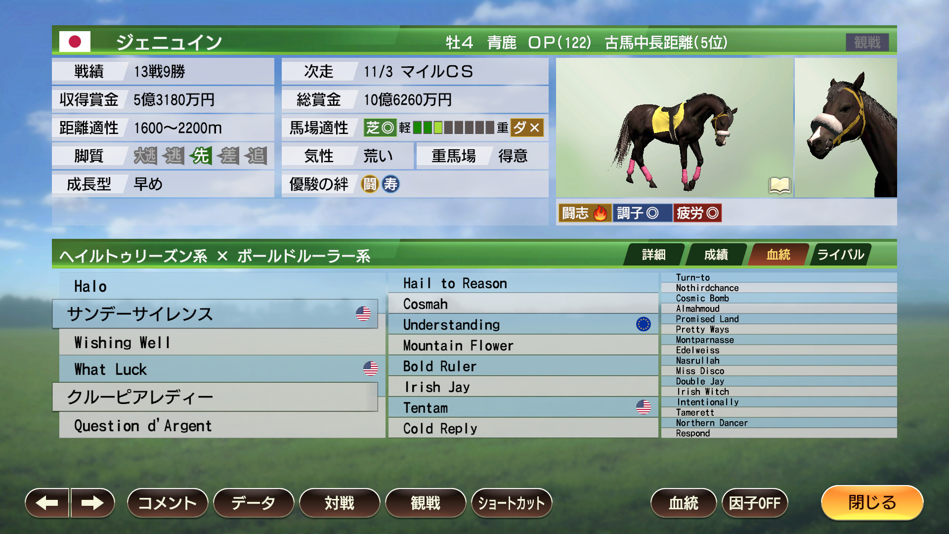 WP9 2022 静寂の到来 購入権セット 全３頭 screenshot 3