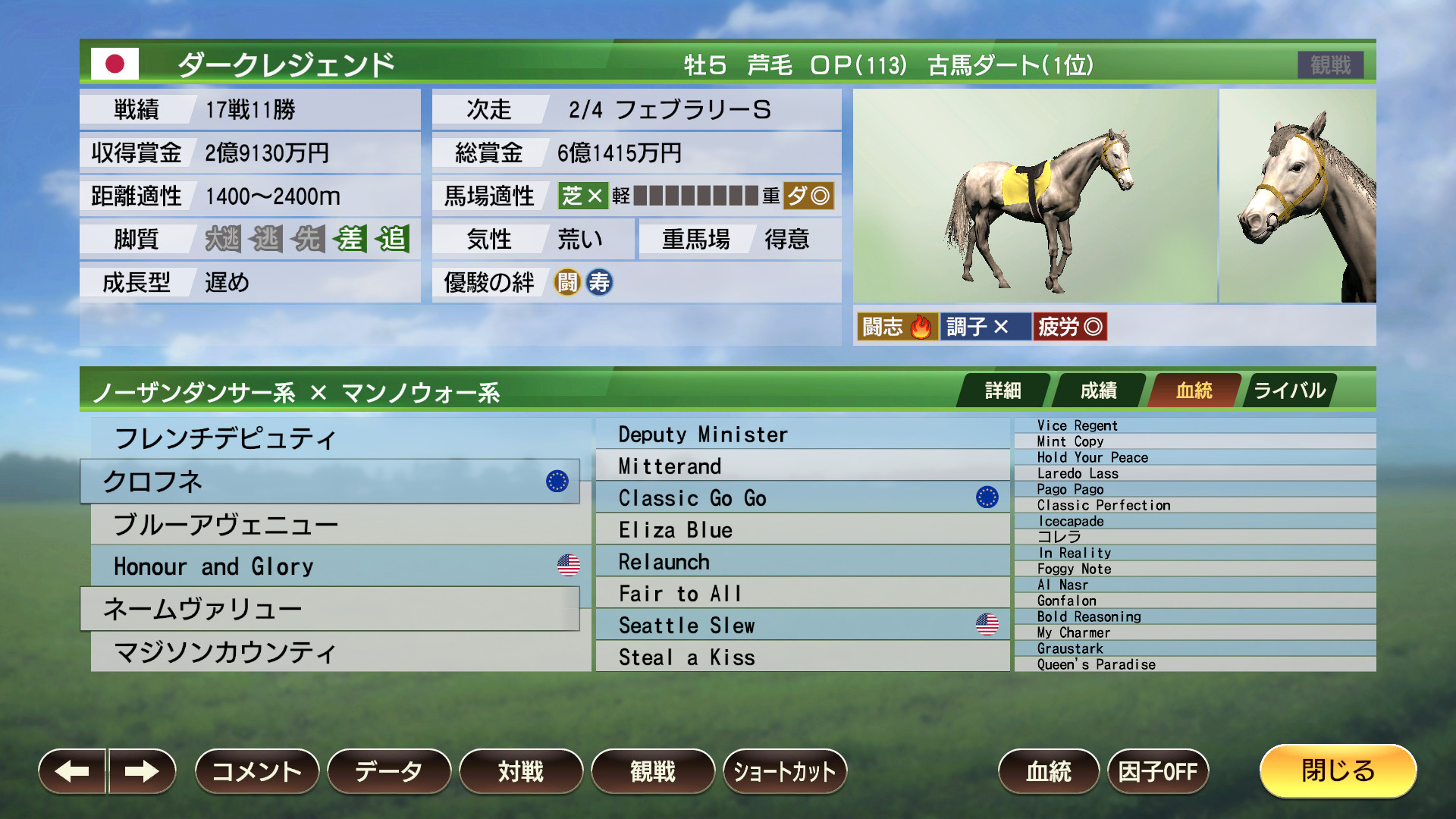 WP9 2022 オリジナルスーパーホース 購入権セット 全４頭 screenshot 3