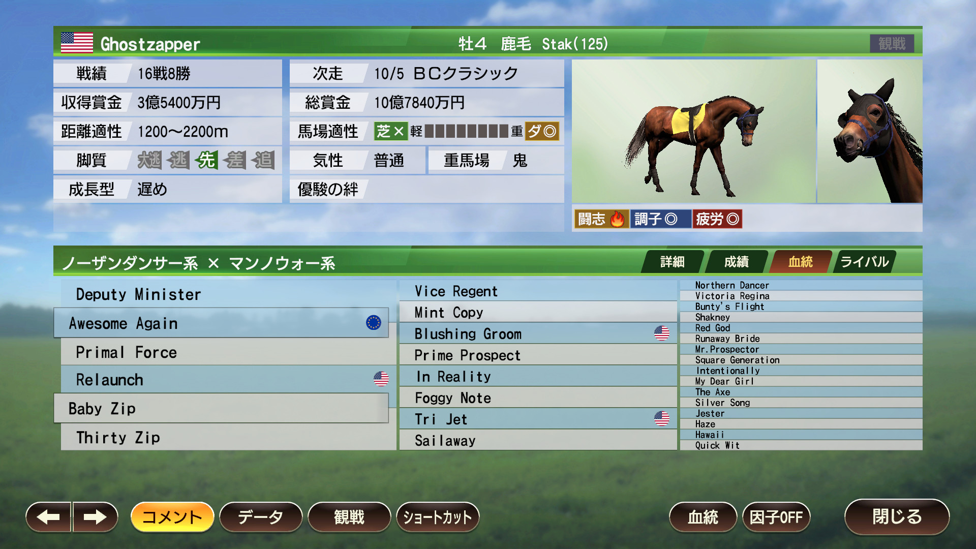 WP9 2022 世界 誇り高き王者たち 購入権セット 全３頭 screenshot 3
