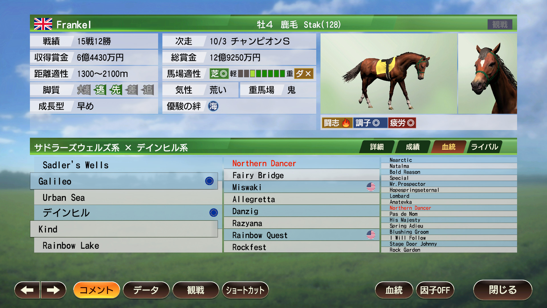 WP9 2022 世界 絶対王者たち 購入権セット 全３頭 screenshot 2