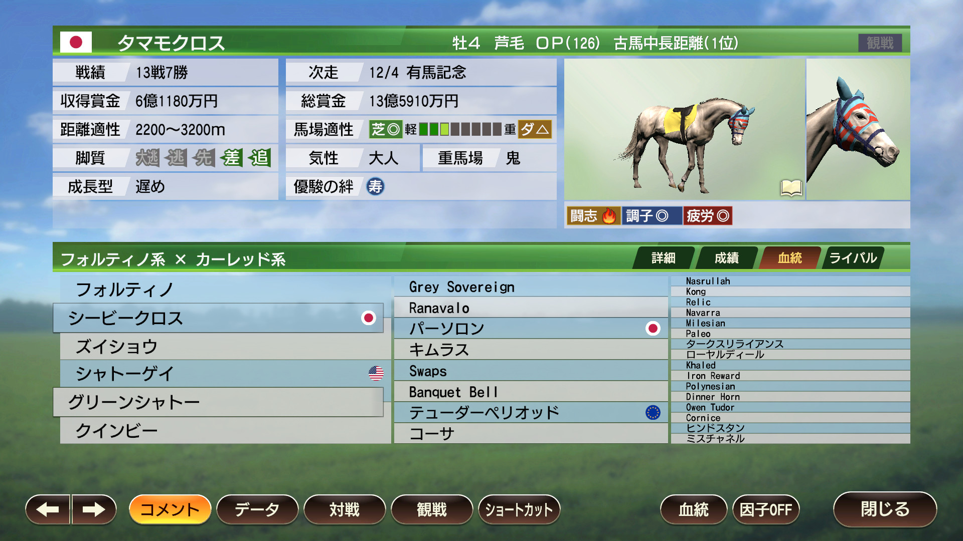 WP9 2022 １９８４年スタート スターホース購入権フルセット 全１１頭 screenshot 3