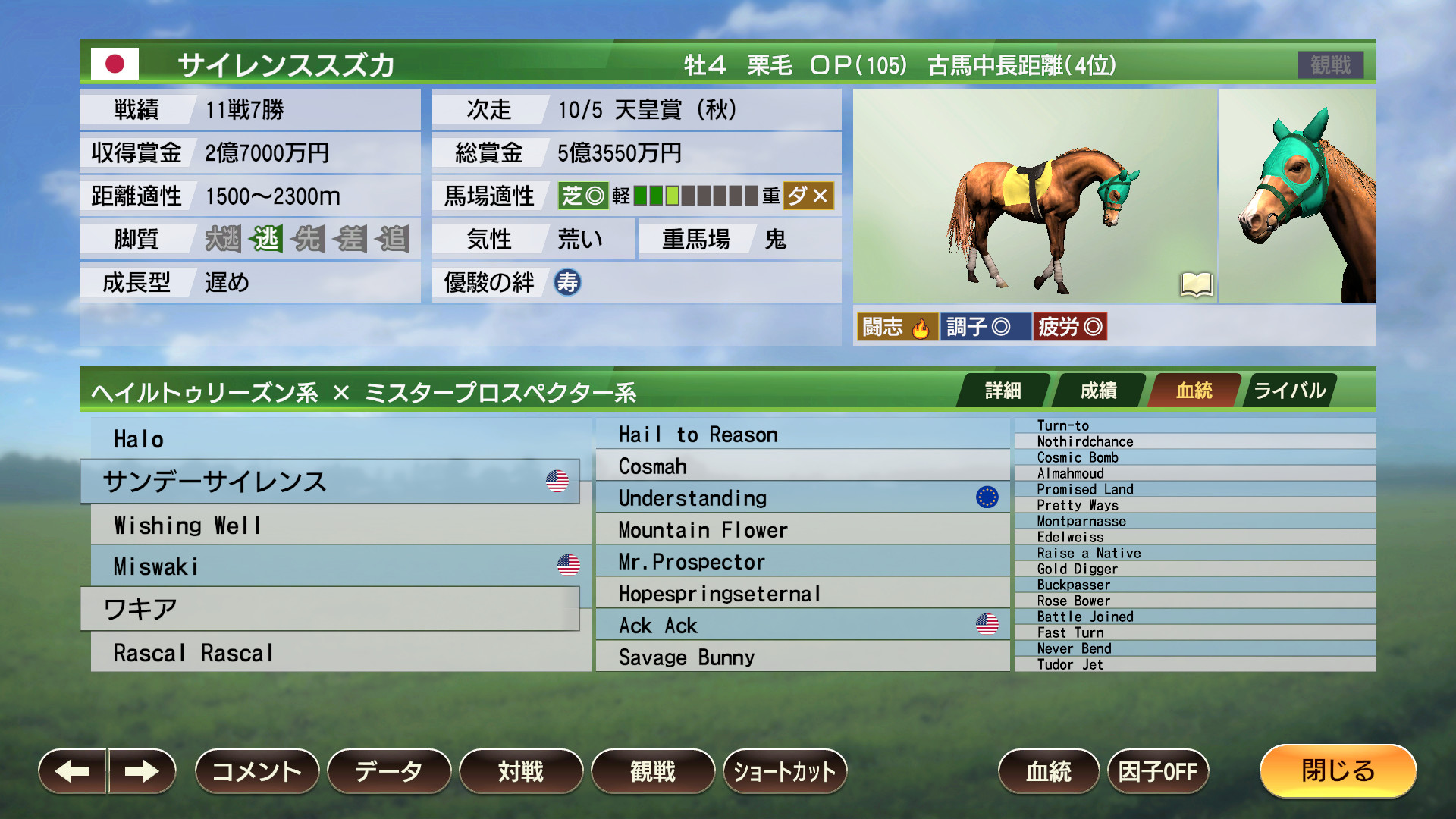 WP9 2022 １９９１年スタート スターホース購入権フルセット 全１３頭 screenshot 3