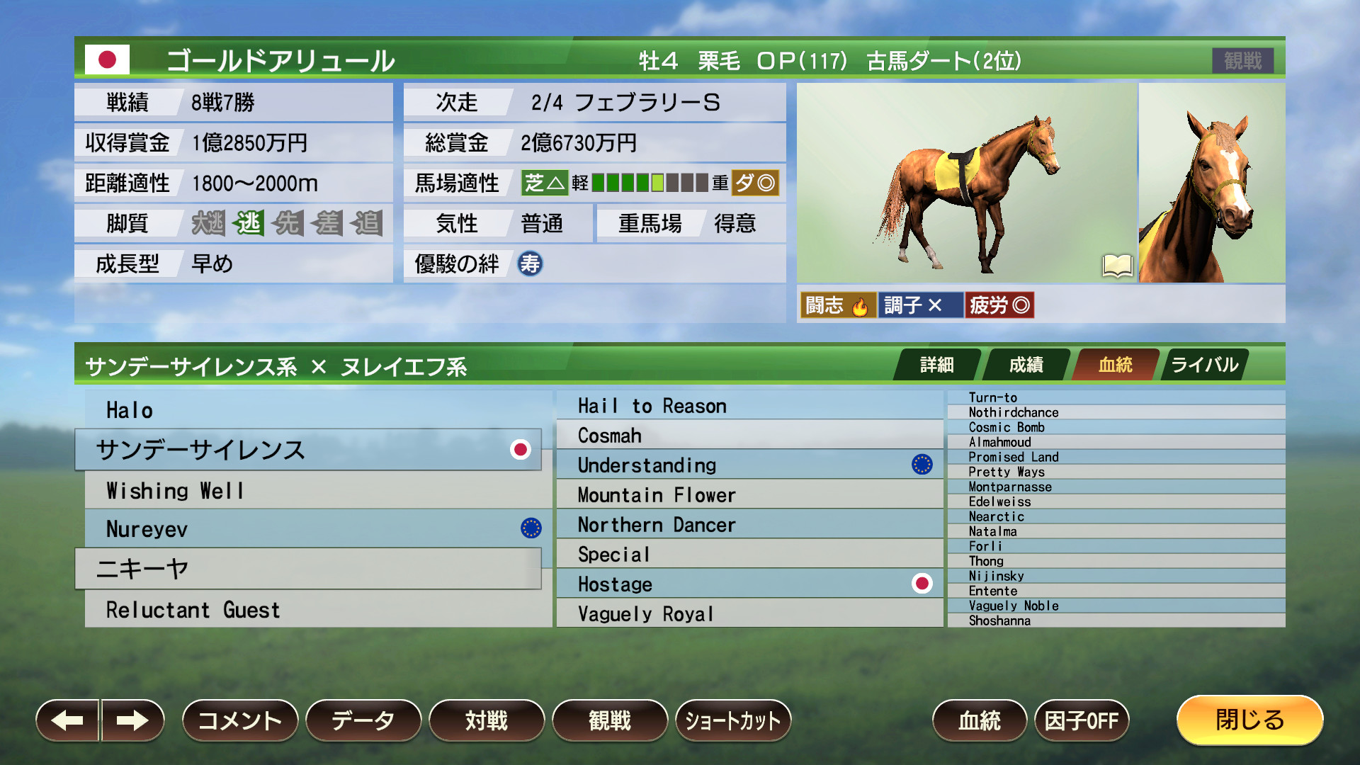 WP9 2022 １９９８年スタート スターホース購入権フルセット 全１３頭 screenshot 3