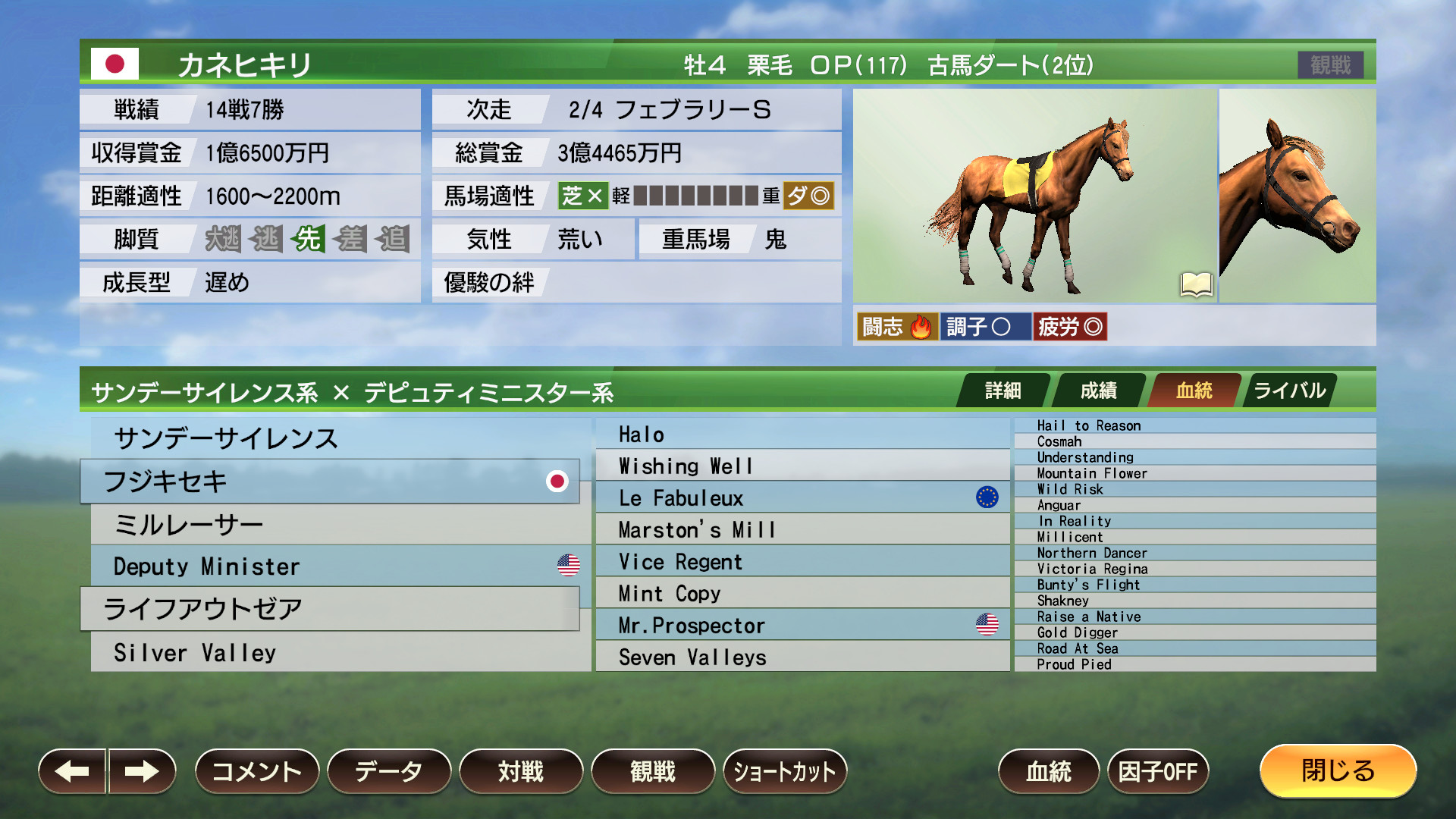 WP9 2022 ２００５年＆２０１２年スタート スターホース購入権フルセット 全１５頭 screenshot 2