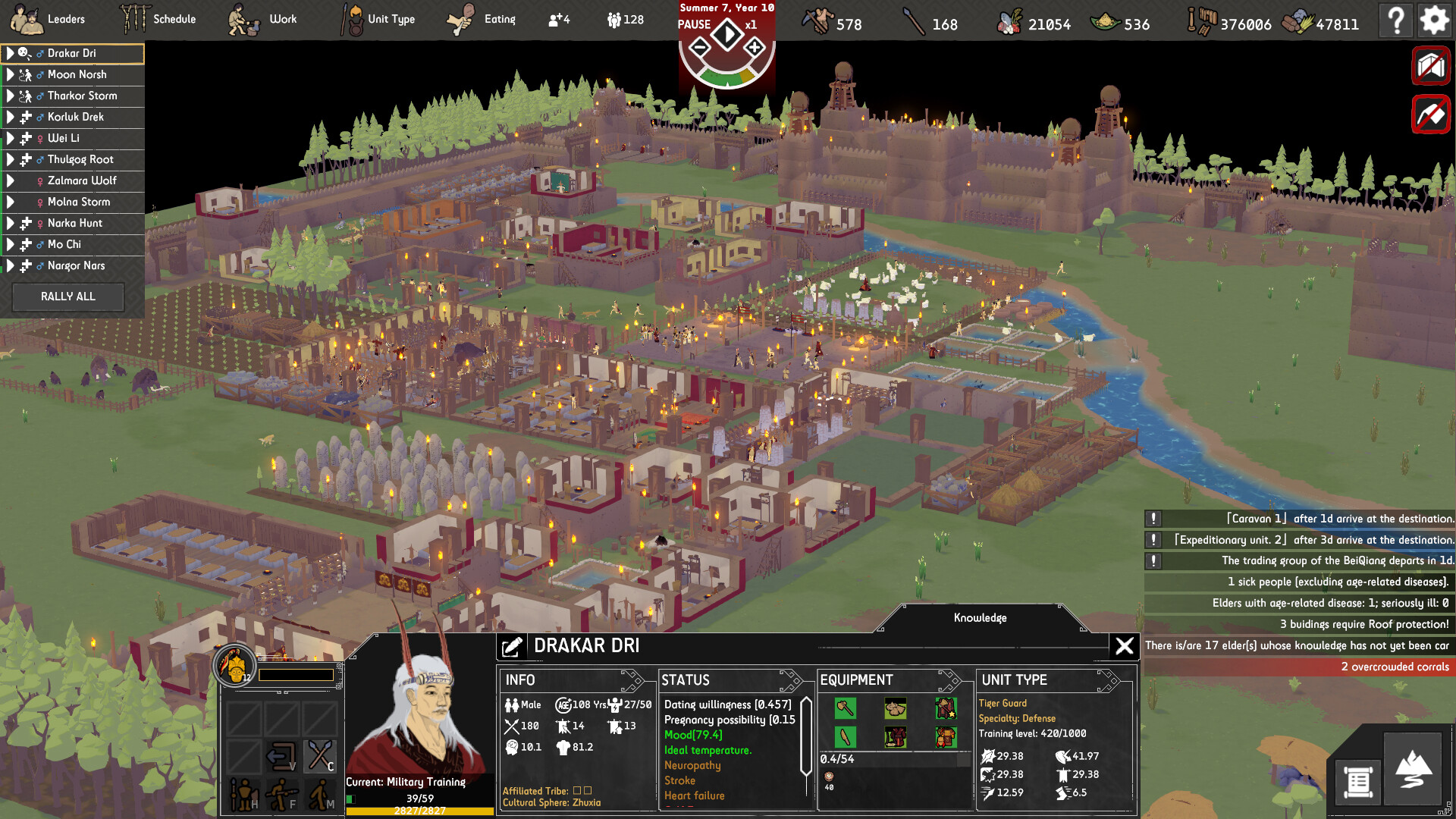 Primitive Society Simulator screenshot 2