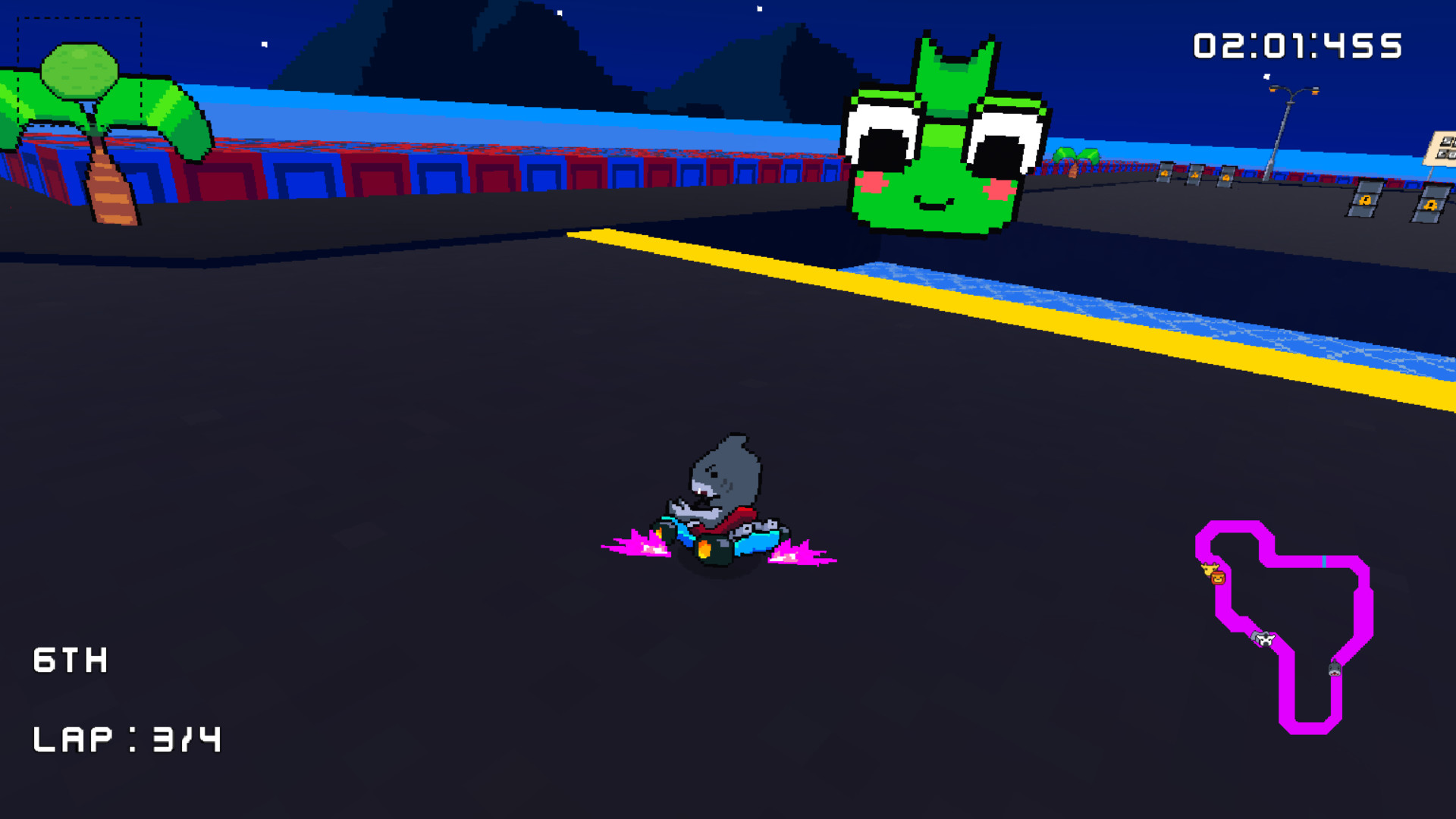 Retro Kart Rush screenshot 3