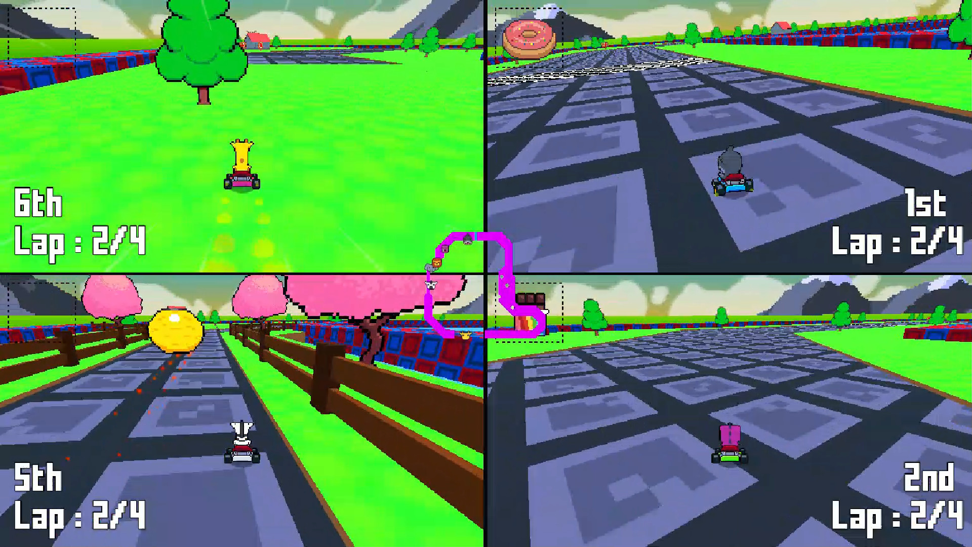 Retro Kart Rush screenshot 6