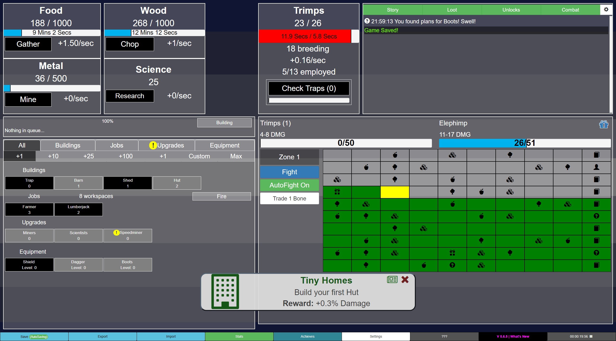 Trimps screenshot 1
