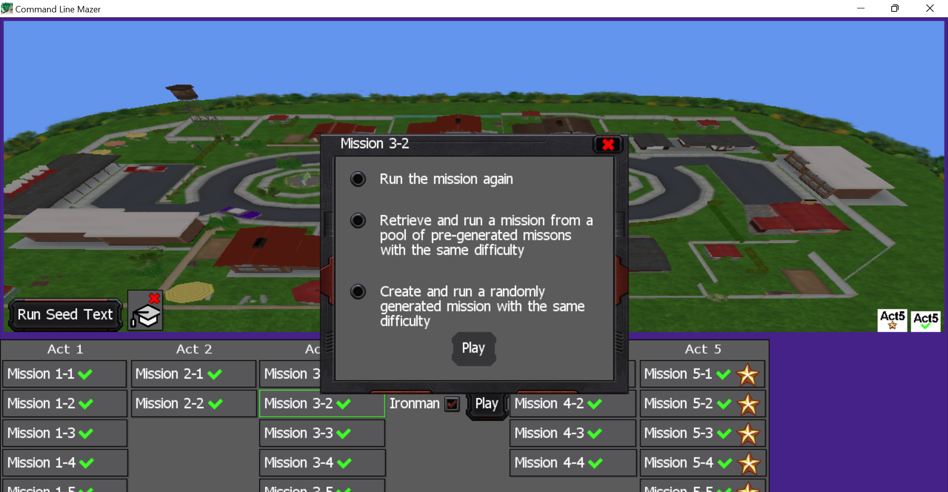 Command Line Mazer screenshot 7