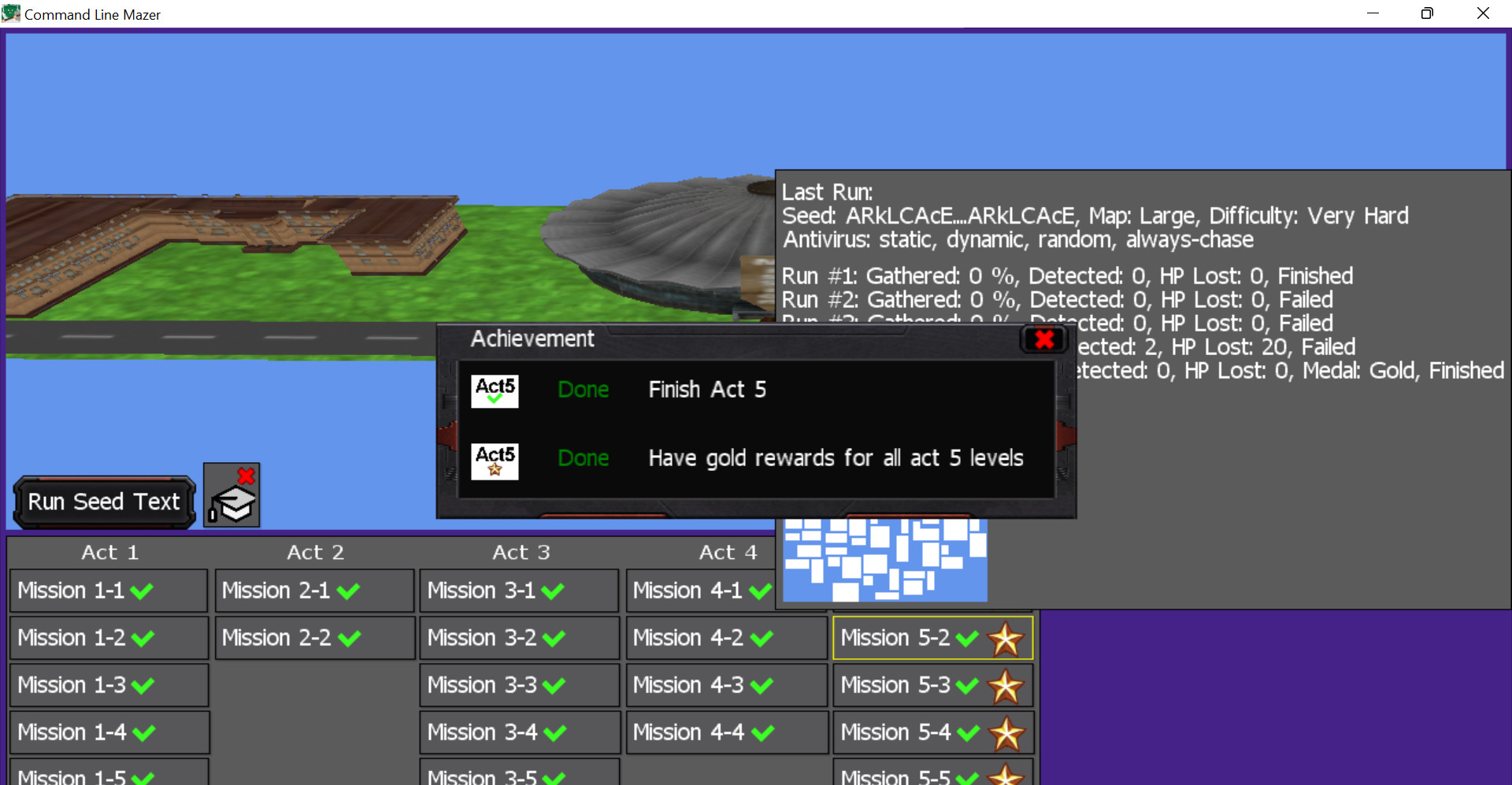 Command Line Mazer screenshot 8