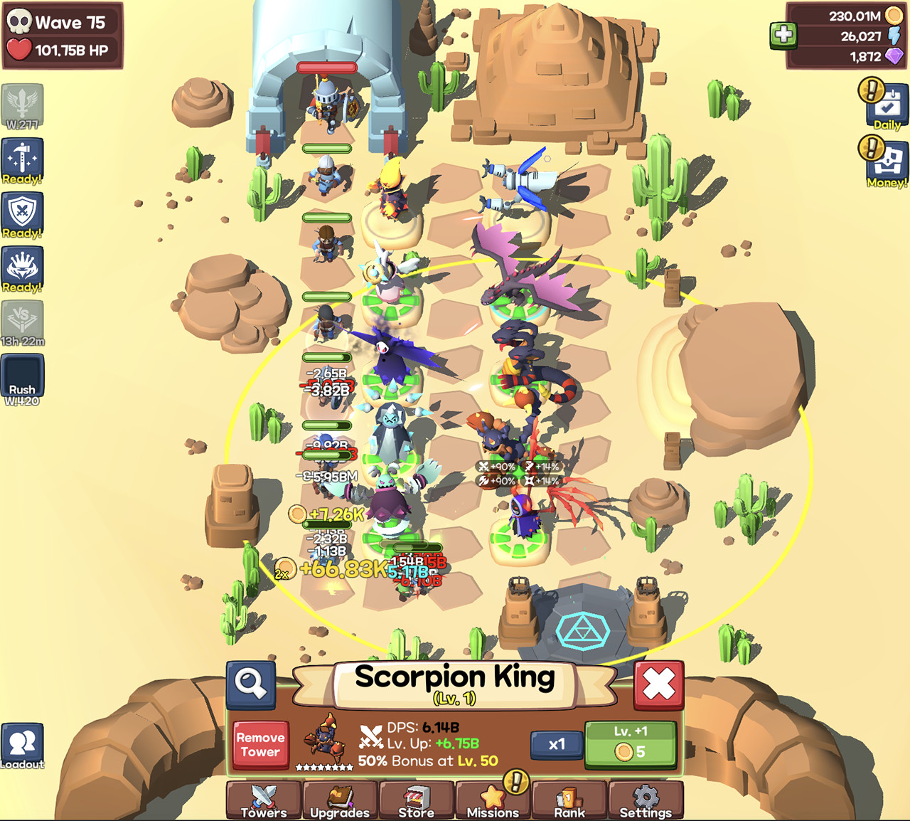 Idle Monster TD: Evolved screenshot 10