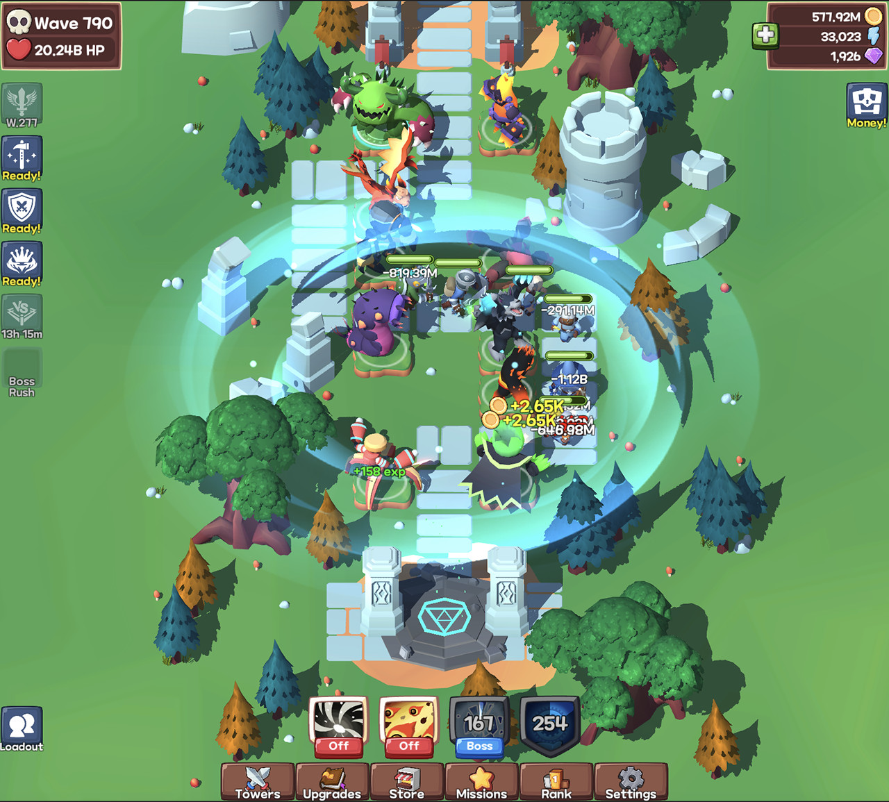 Idle Monster TD: Evolved screenshot 8