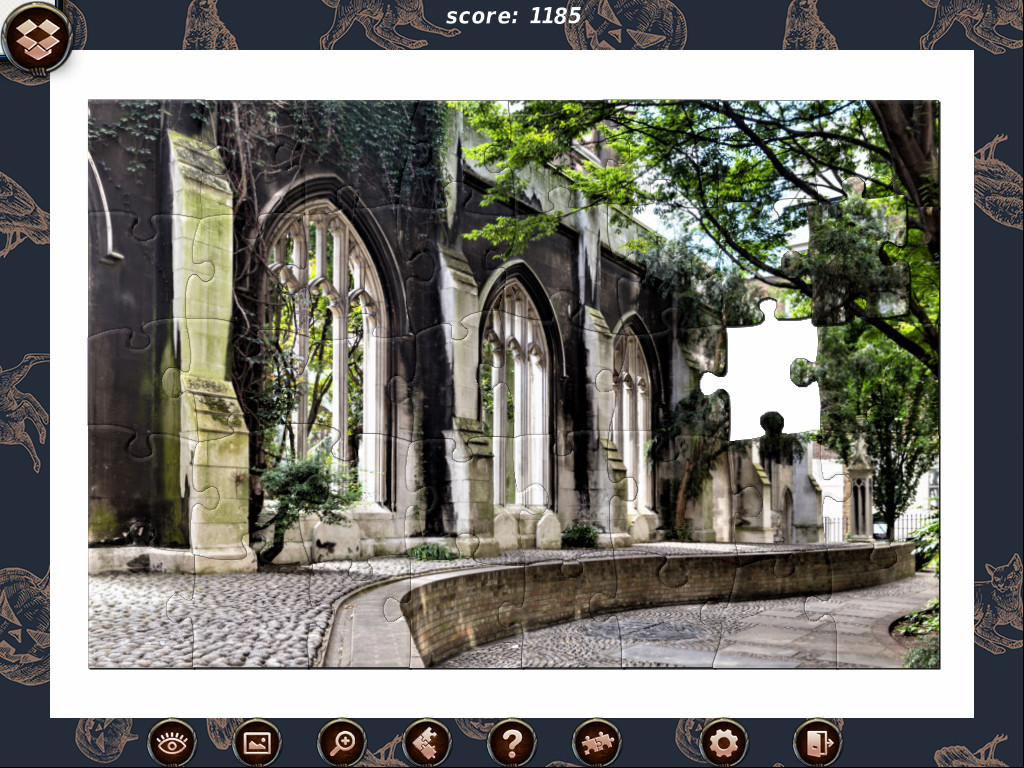 1001 Black Raven Jigsaw screenshot 3