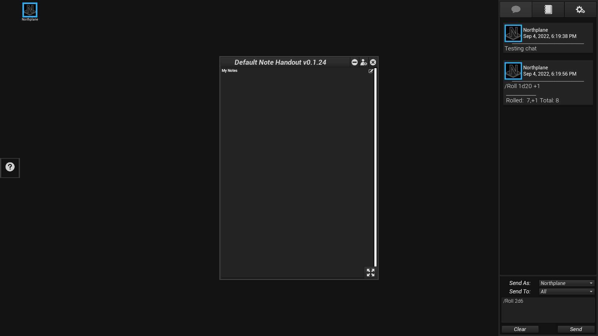 OpenVTT screenshot 5