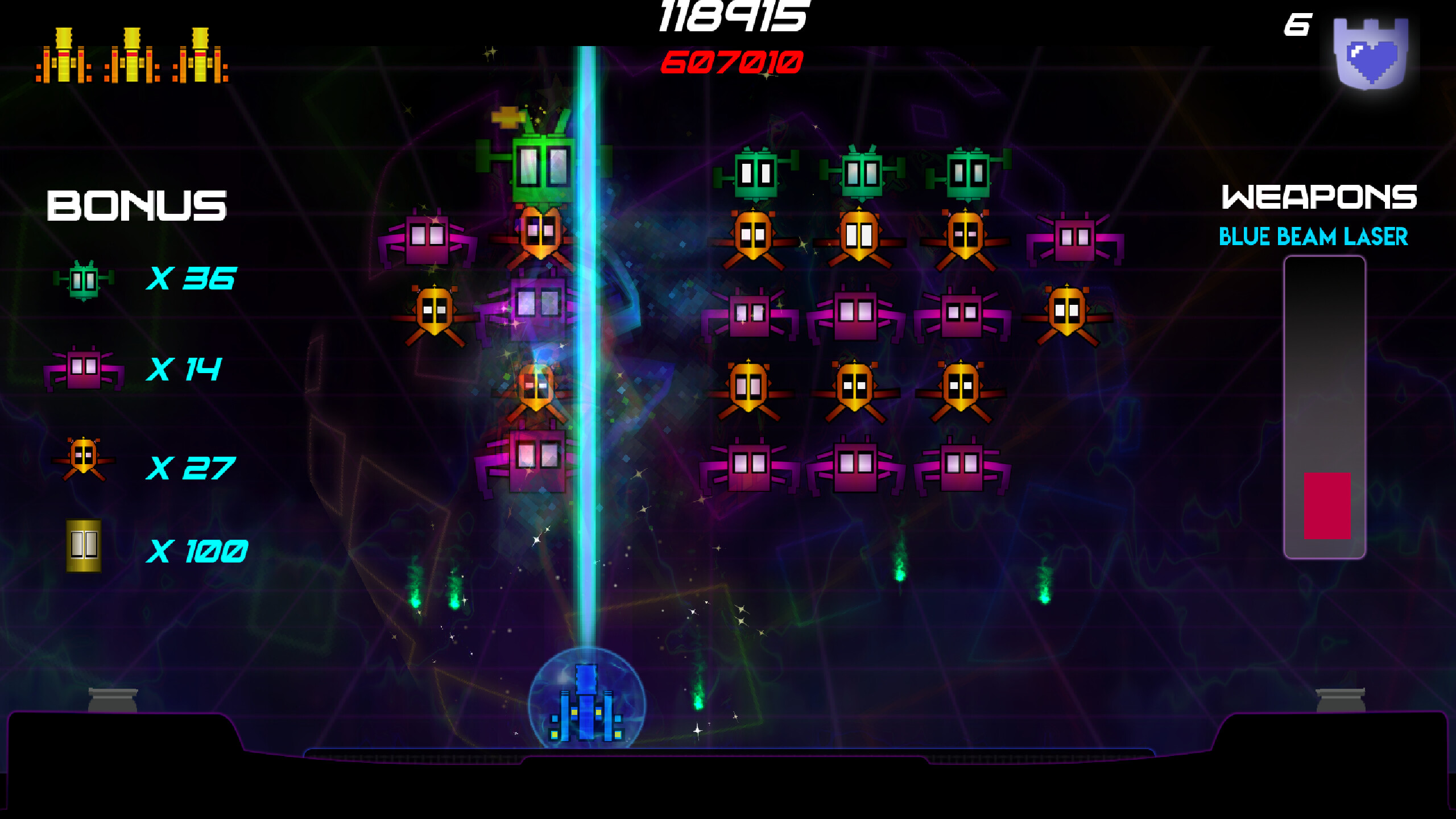 Galactoids - Galactic Invaders screenshot 1